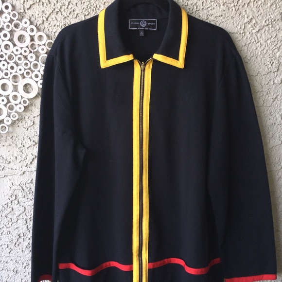 St. John Jackets & Blazers - St. John.  Marie Gray Classic Knit Jacket Medium